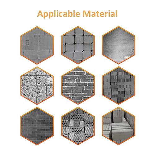 Miniatura 4 de Hoja de diamante de 4-12 pulgadas con eje de 0.250 pulgadas de ancho de 78 a 58 pulgadas para reparación de hormigón (en forma de V)