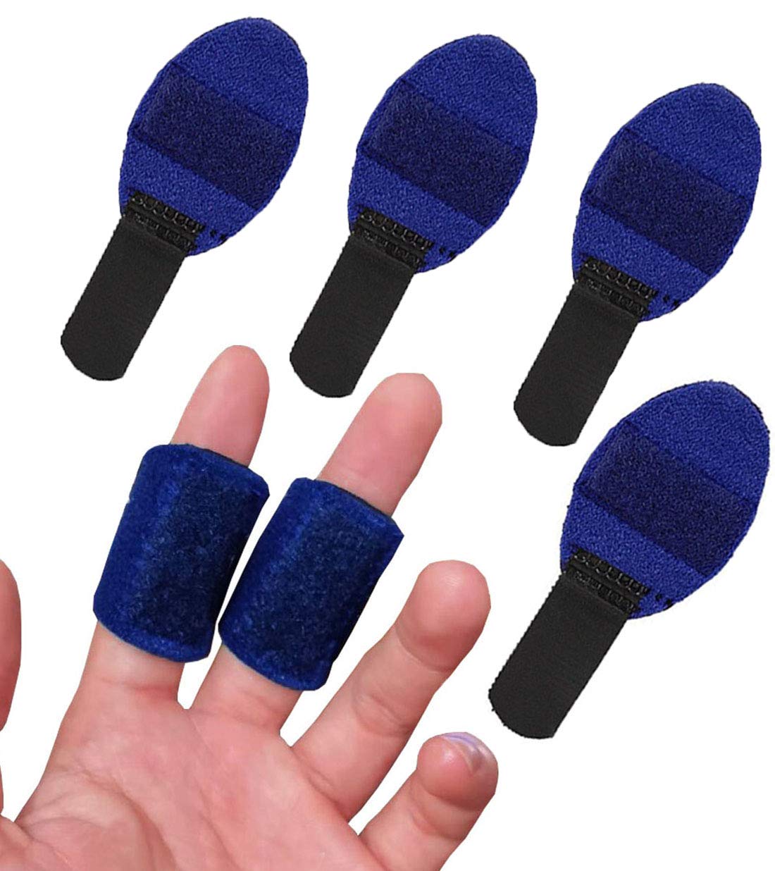Buy Mcvcoyh Pinky Trigger Finger Splint for Teens, 4 Pack Small Finger