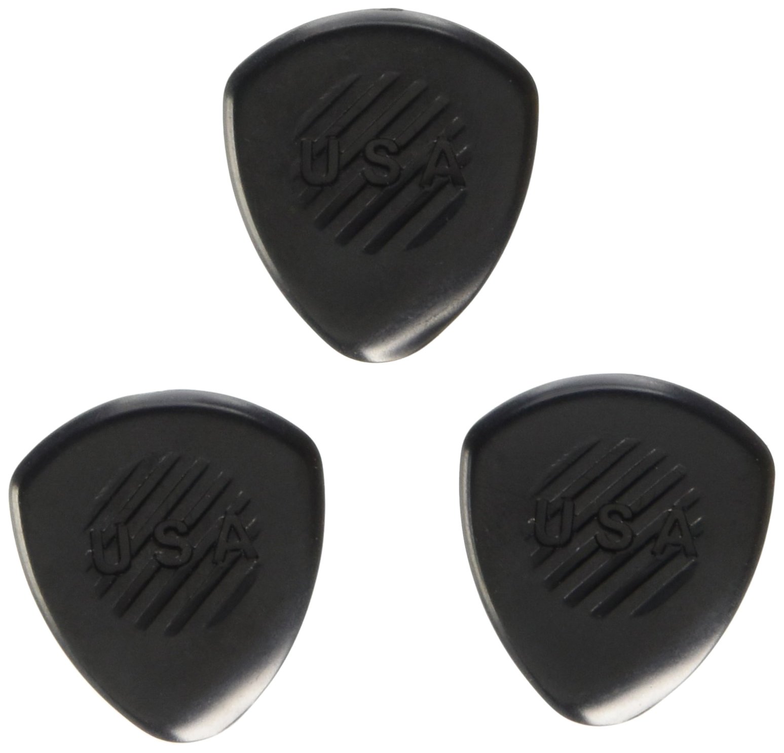 JIM DUNLOP 477P507 Gitarrenplektren, 5,0 mm, Primetone, große runde Spitze, 3 Stück