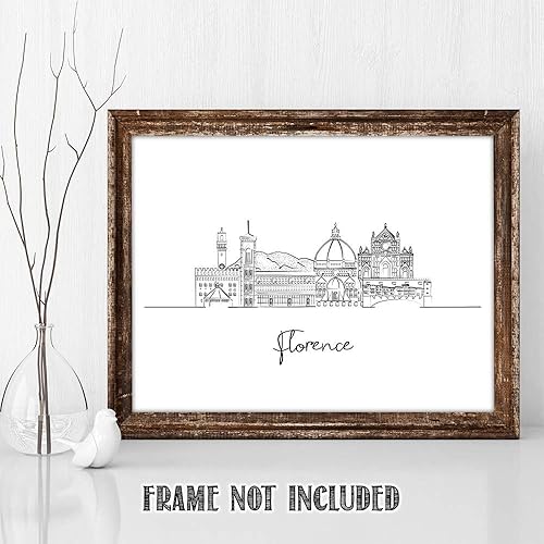 Vista 15 de París Skyline - Decoración de pared para sala de estar, arte de pared en blanco y negro, cuadros de pared de horizonte europeo para sala de estar