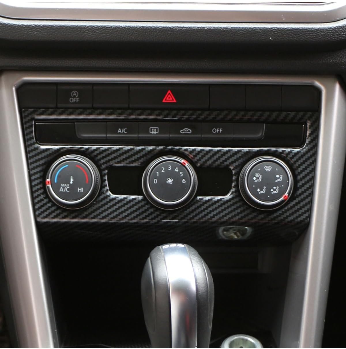 Temperature Adjustment Knob for Tange TROC 2018 2019 2020 2021 2022 2023 Car Air Conditioning Knob Panel Decorative Frame Climate Control HVAC