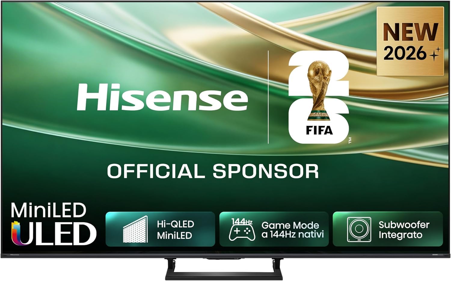 75ER8S - TV 75 Pollici Smart TV 4K Wi-Fi Bluetooth Nero Classe Energetica C