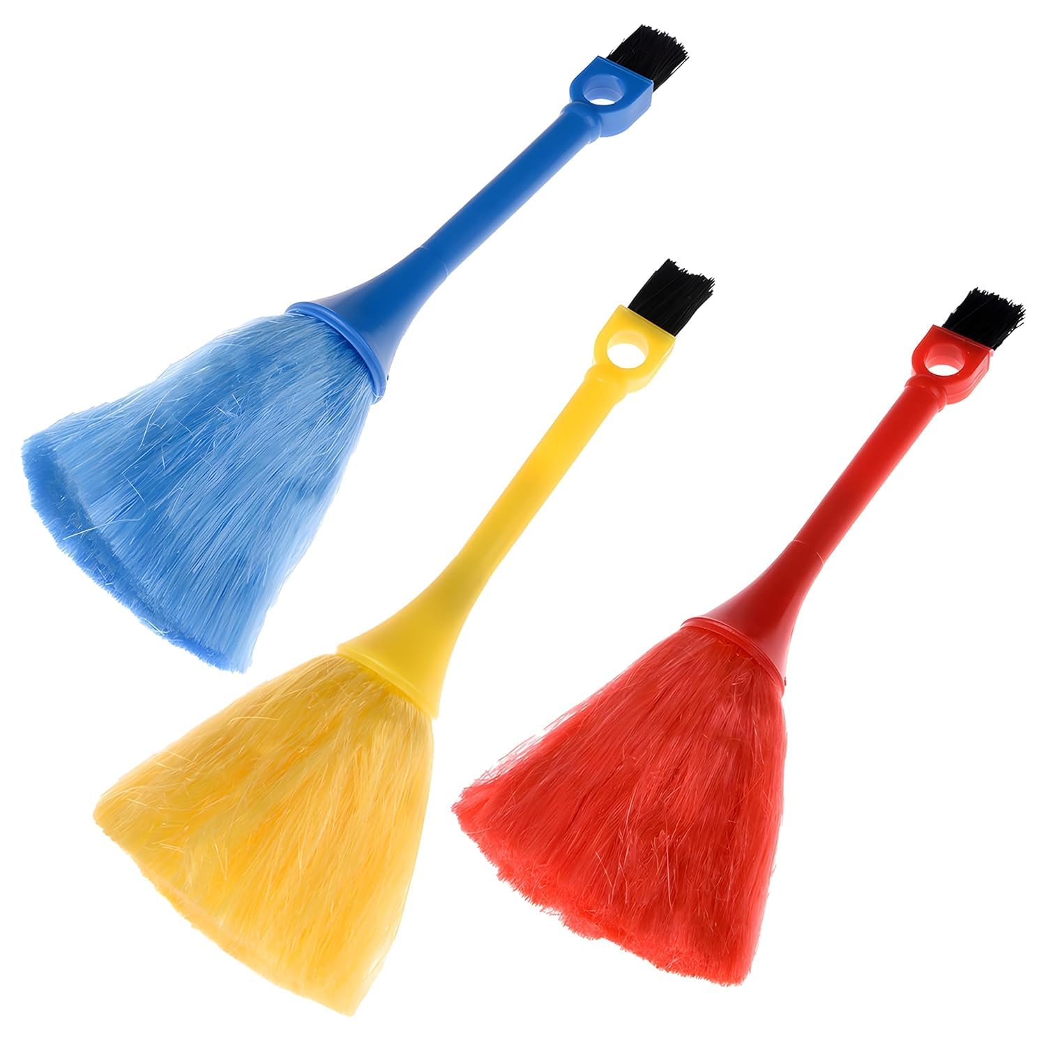 Computer Brush with Plastic Handle | Keyboard Brush | Kitchen Duster | Laptop Cleaning Brush | Dual Side Cleaning Tool for Computer & Home Cleaning (Multicolor) (3)-image-49