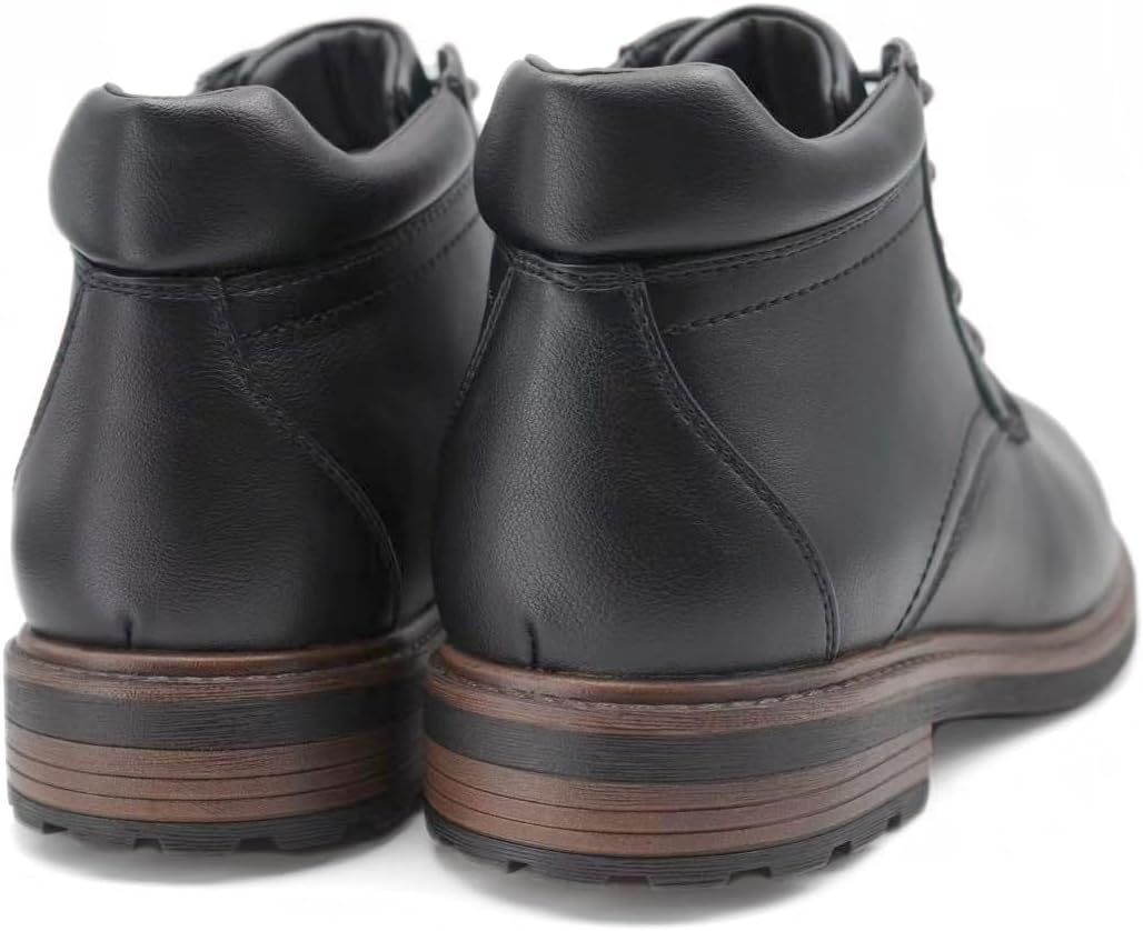 Men's Lace-Up Round Toe Chukka Boots, Casual Ankle Boots