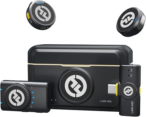 Miniatura 11 de Micrófono inalámbrico Hollyland Lark M2 para iPhone 14 y versiones anteriores, micrófono magnético mini, rango de 300 m, audio de alta fidelidad