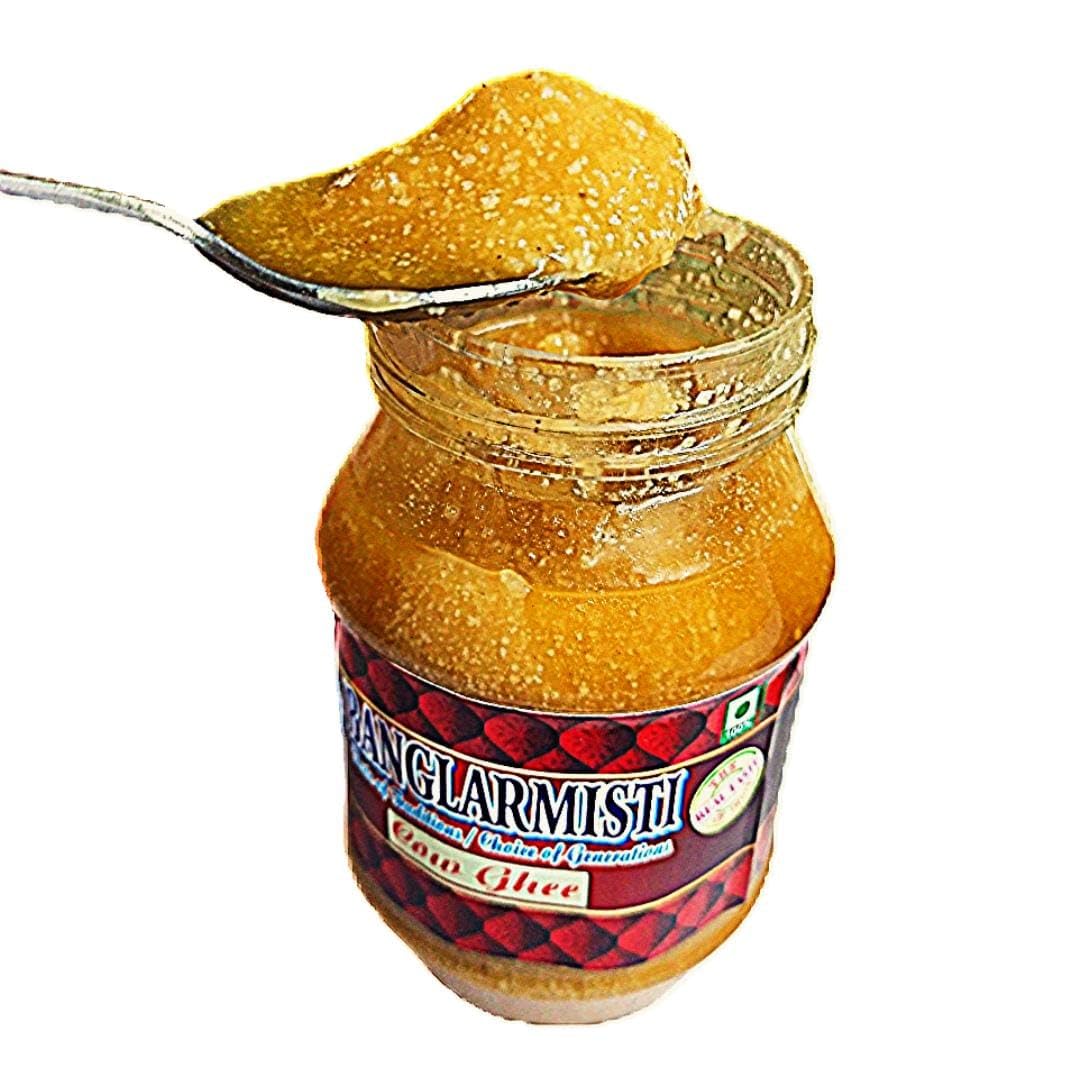 Banglarmisti Desi Cow Ghee - Rich Aroma, Danedar, Delicious and Nutritious, Home-Made Pure Cow Ghee, Delivered Directly from Kolkata, Desi Gawa Ghee, 200g Pack, (B0DBF317FR) Amazon Price History, Amazon Price Tracker