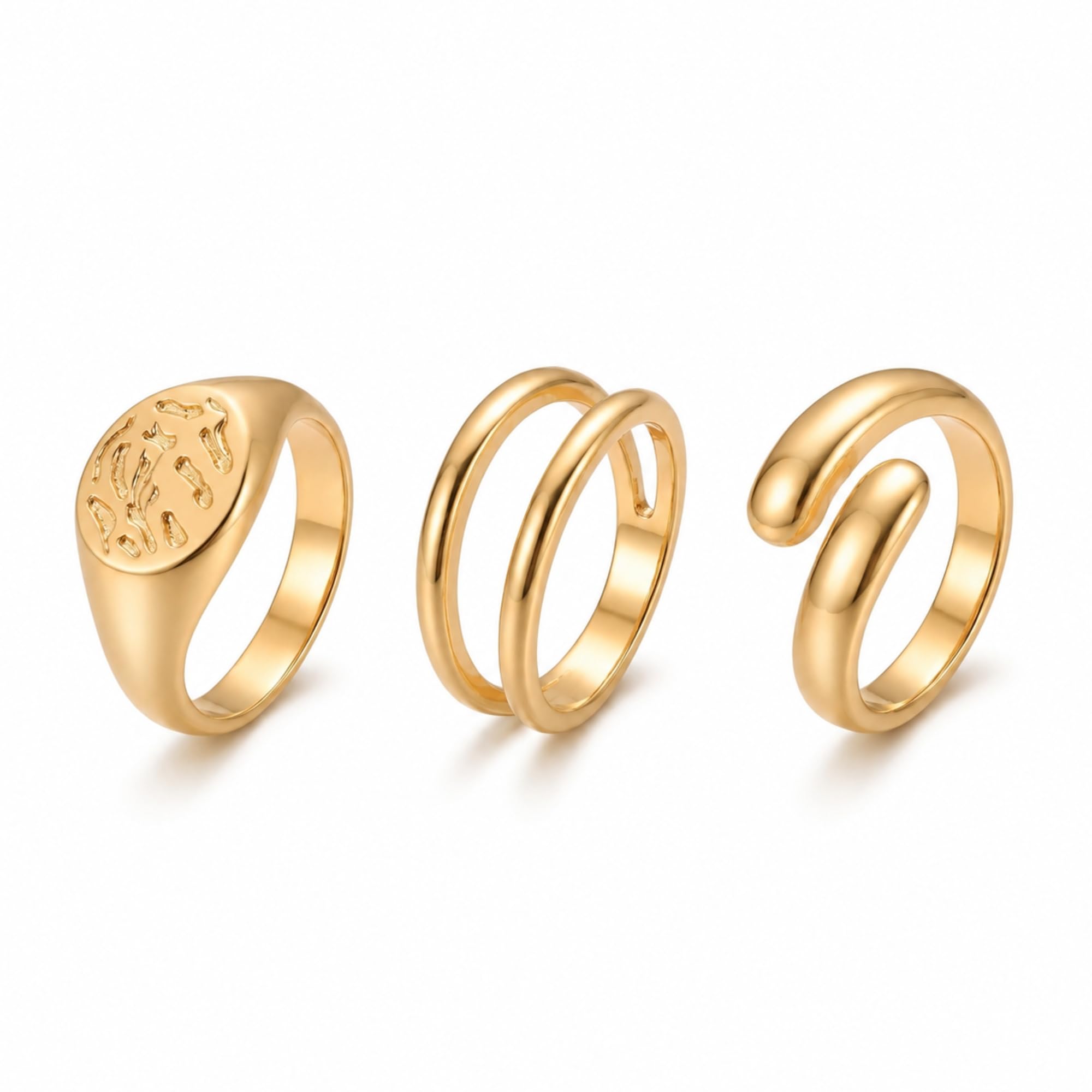 Fashion Gold Plated Rings Combo for Women & Girls Stylish Fashion Jewellery (Pack of 3) (WR004FL)-image-22