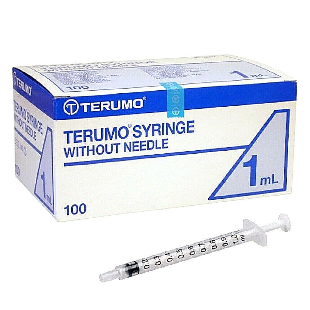 Terumo Syringe 1ml Without Needle Leur Slip 100's , Brand