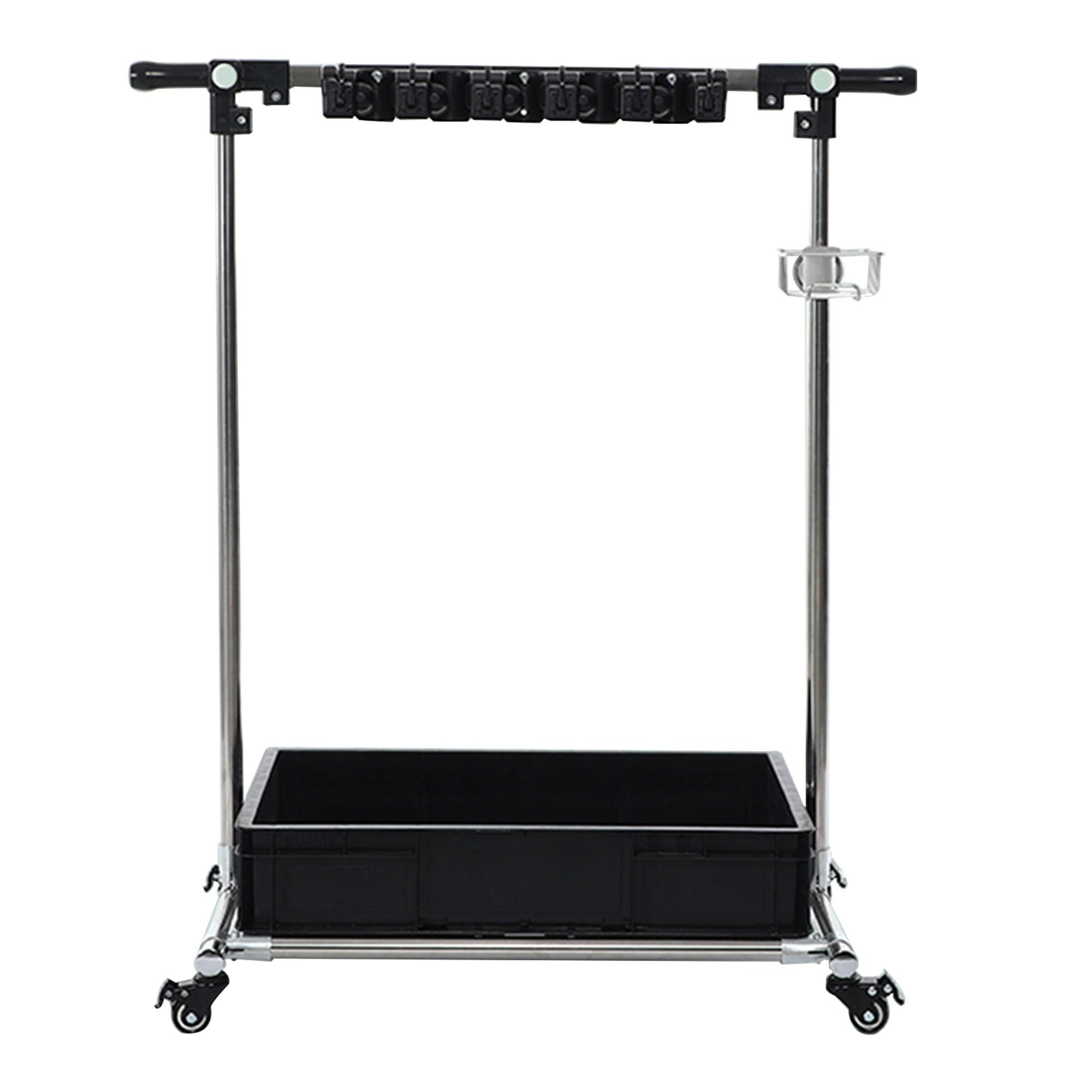 Soporte para escoba para fregona, accesorios de limpieza, organizador para fregona, cubo de herramientas de jardín, organizador de carros de limpieza sobre ruedas, escoba, armario, armario de