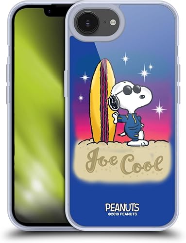 Vista 46 de Head Case Designs Funda de gel suave con licencia oficial de Peanuts I Love Pattern Snoopy Boardwalk Airbrush compatible con Apple iPhone 15