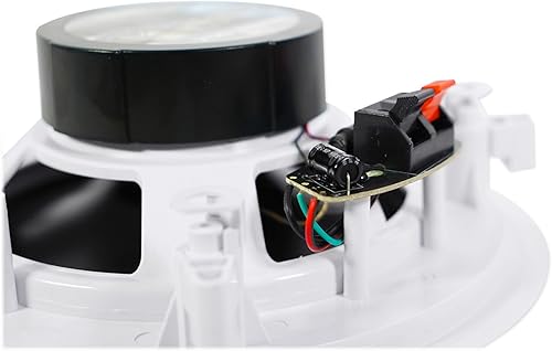 Miniatura 8 de Rockville Par HC85 - Altavoces de cine en casa, 8 pulgadas, 700 W, 8 ohmios, color blanco