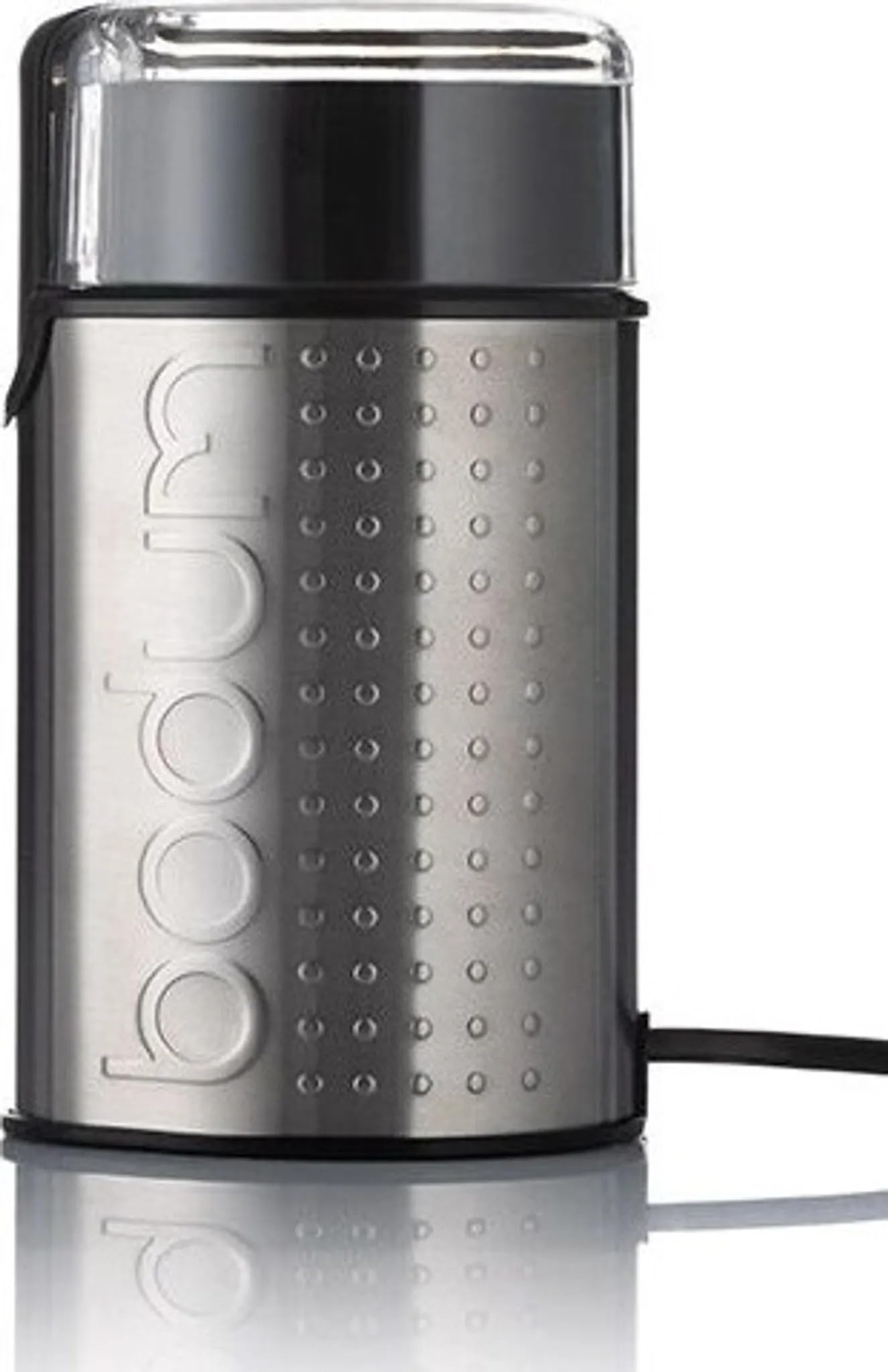 Bodum 11160-57EURO-4PL BISTRO elektryczny młynek do kawy, 150 W, stal nierdzewna, chrom matowy