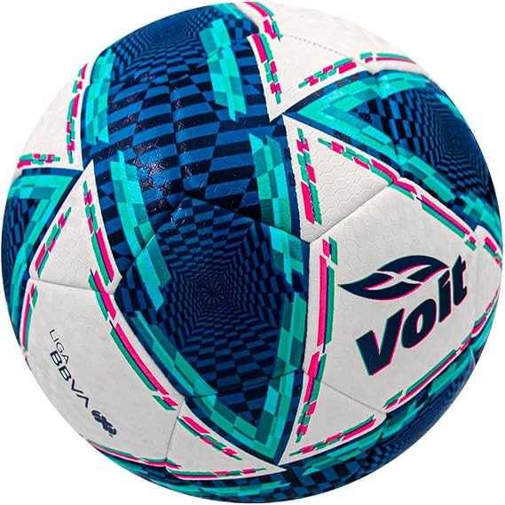 Voit Morph Liga MX BBVA Official Soccer Ball, Size 5, Textured Polyurethane, Hybrid Technology, 32-Panel, Moisture-Resistant