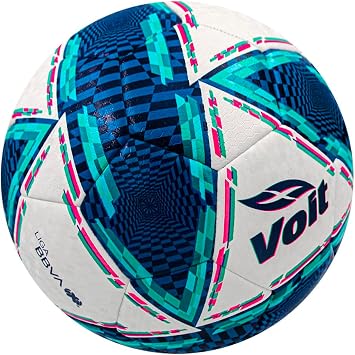 Voit Morph Liga MX BBVA Official Soccer Ball, Size 5, Textured Polyurethane, Hybrid Technology, 32-Panel, Moisture-Resistant