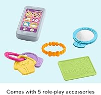 Vista 5 de Fisher-Price Laugh & Learn My Smart Purse, rosa, juguete musical para bebé