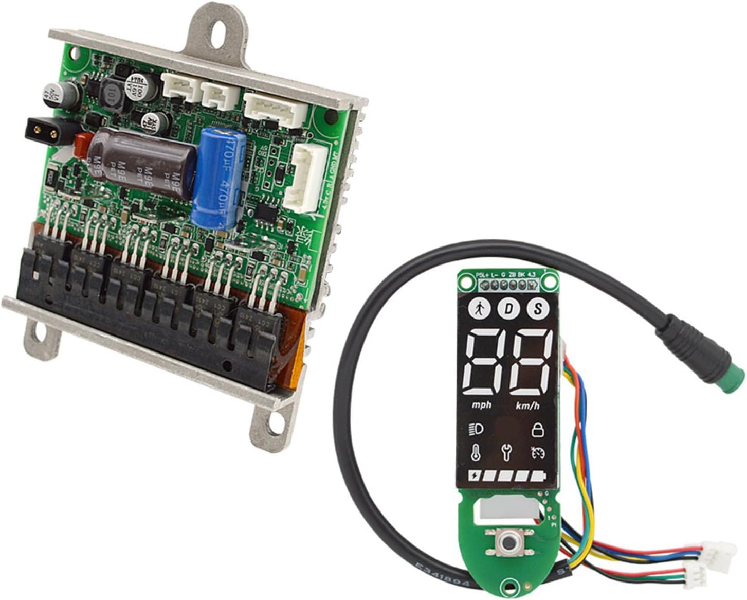 Scooter Repair Parts For 3 Lite Dashboard LCD Display Circuit Board With Controller Circuit Board Motherboard Enthusiasts Scooter Accessory