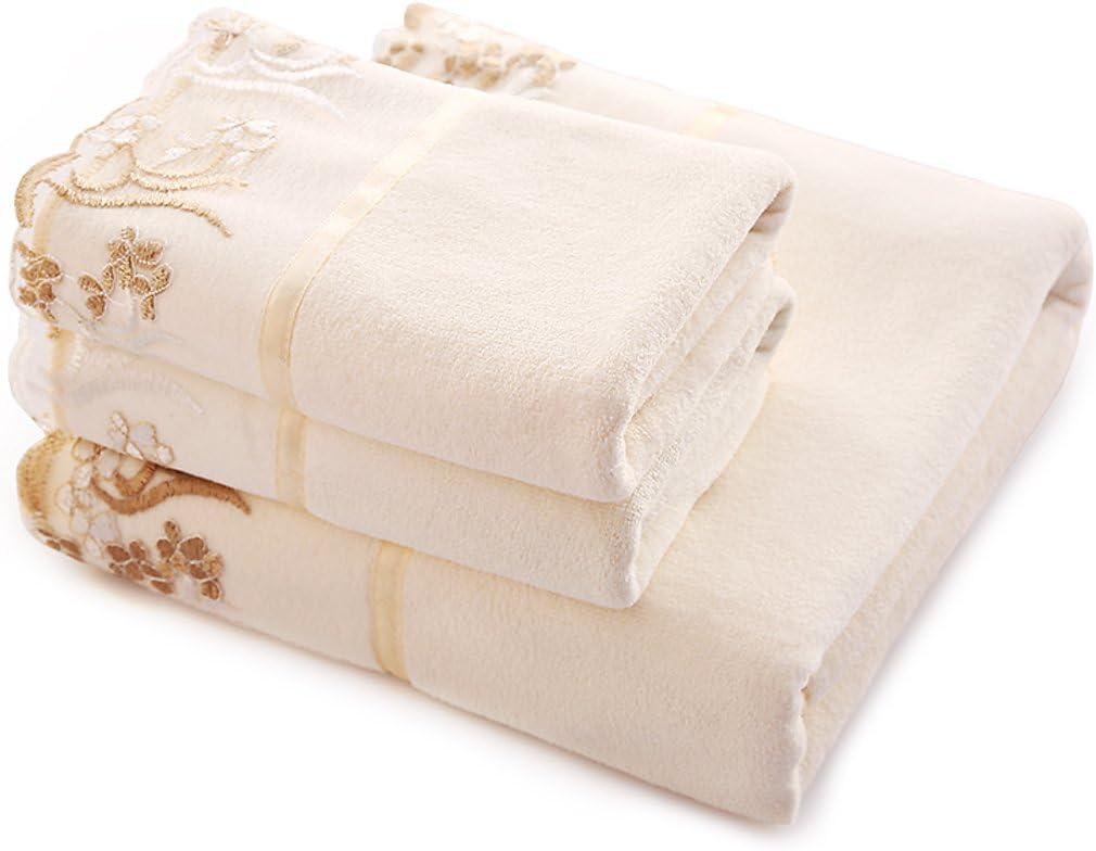 susiyo 3 Piece Bath Towel Set, Soft Highly Absorbent
