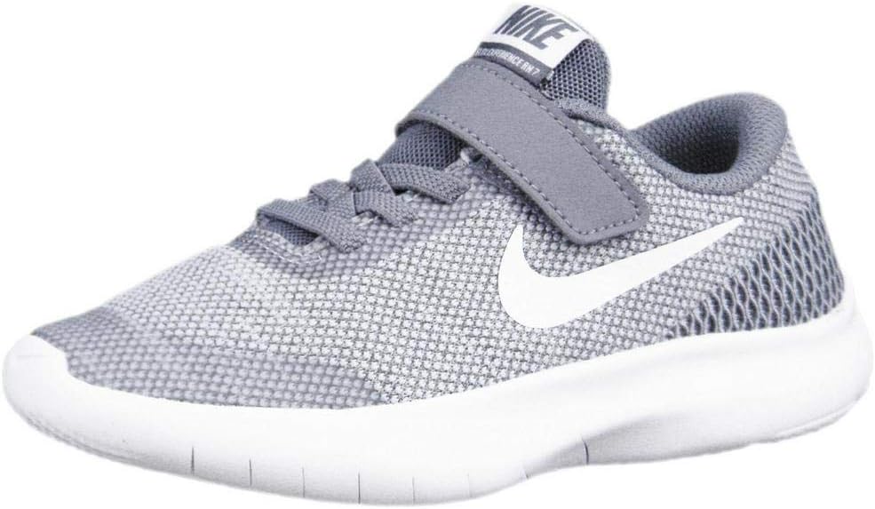 Nike Kids Flex Experience RN 7 (PSV) Running Shoes (12.5 M US Little Kid, Wolf Grey/White/Cool Grey)
