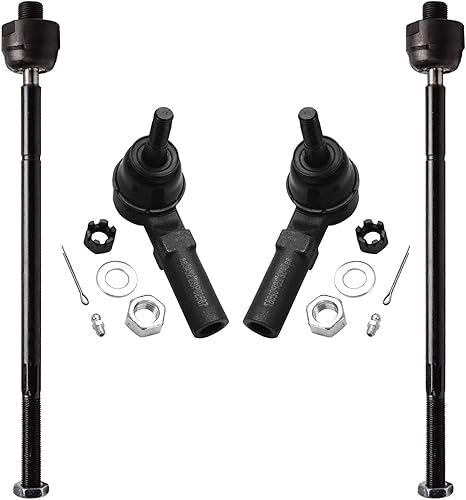 Miniatura 76 de Detroit Axle - 4 barras de acoplamiento delanteras para Chevrolet Trailblazer GMC Envoy 2002-2009 2003 2004 2005 2006 2007 2008 Reemplazo de