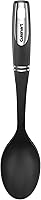 Cuisinart Metropolitan Solid Spoon Black - Heat-Resistant Nylon Cooking Spoon for Non-Stick Pans, Dishwasher Safe