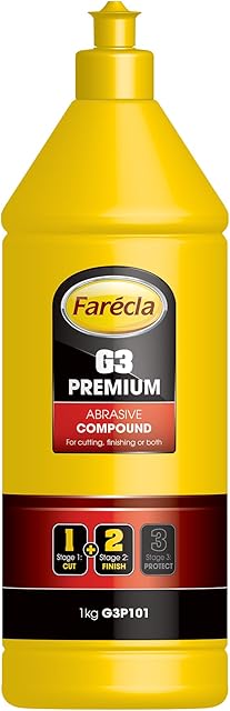 FARECLA G3P101 Premium Abrasive Compound 1Kg, Beige