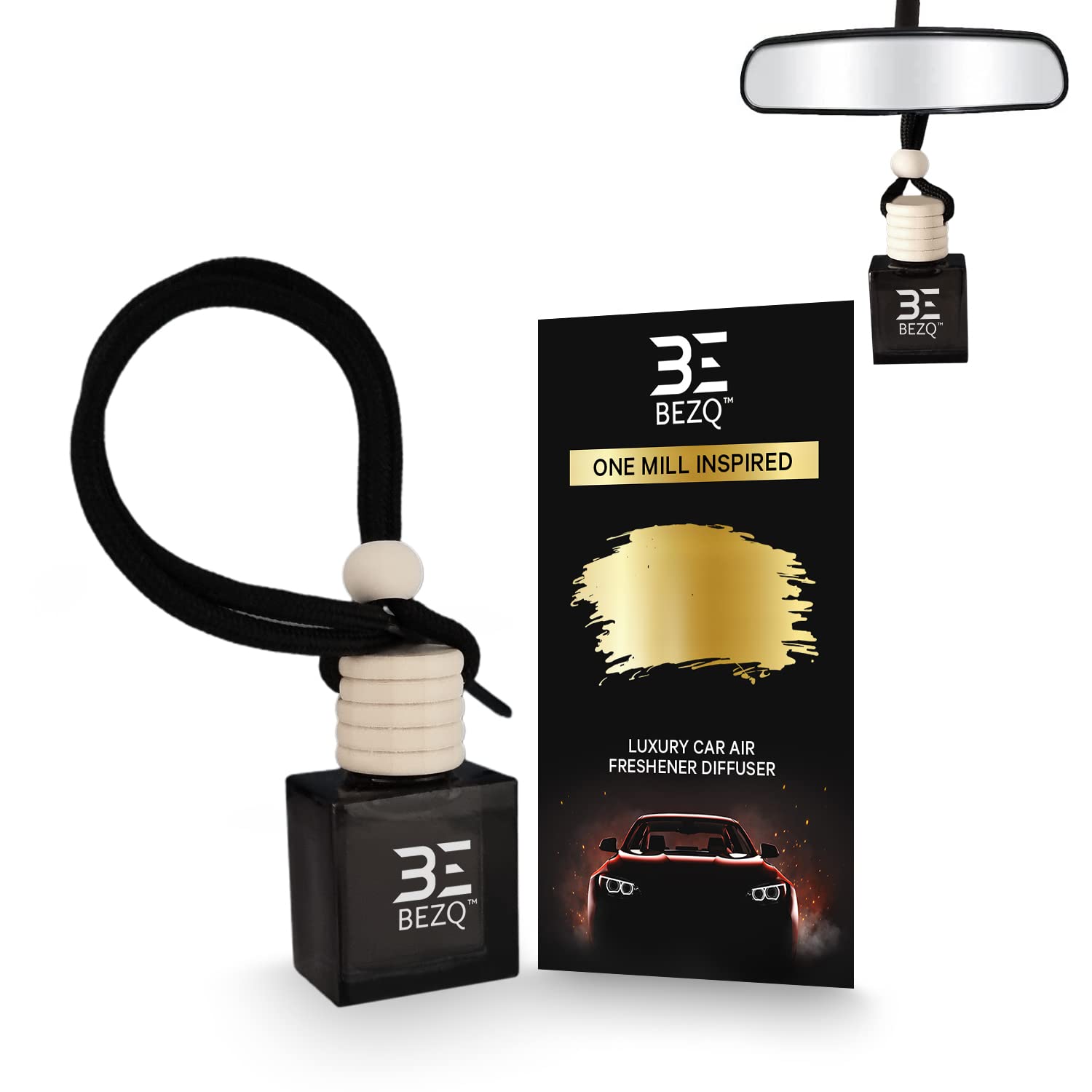 SAVAGE Car Fragrances Inspired Car Air Freshener for Men Diffuser Scent Luxury Ornament Long Lasting (SAVAG INSPIRED) BEZQ — view 16