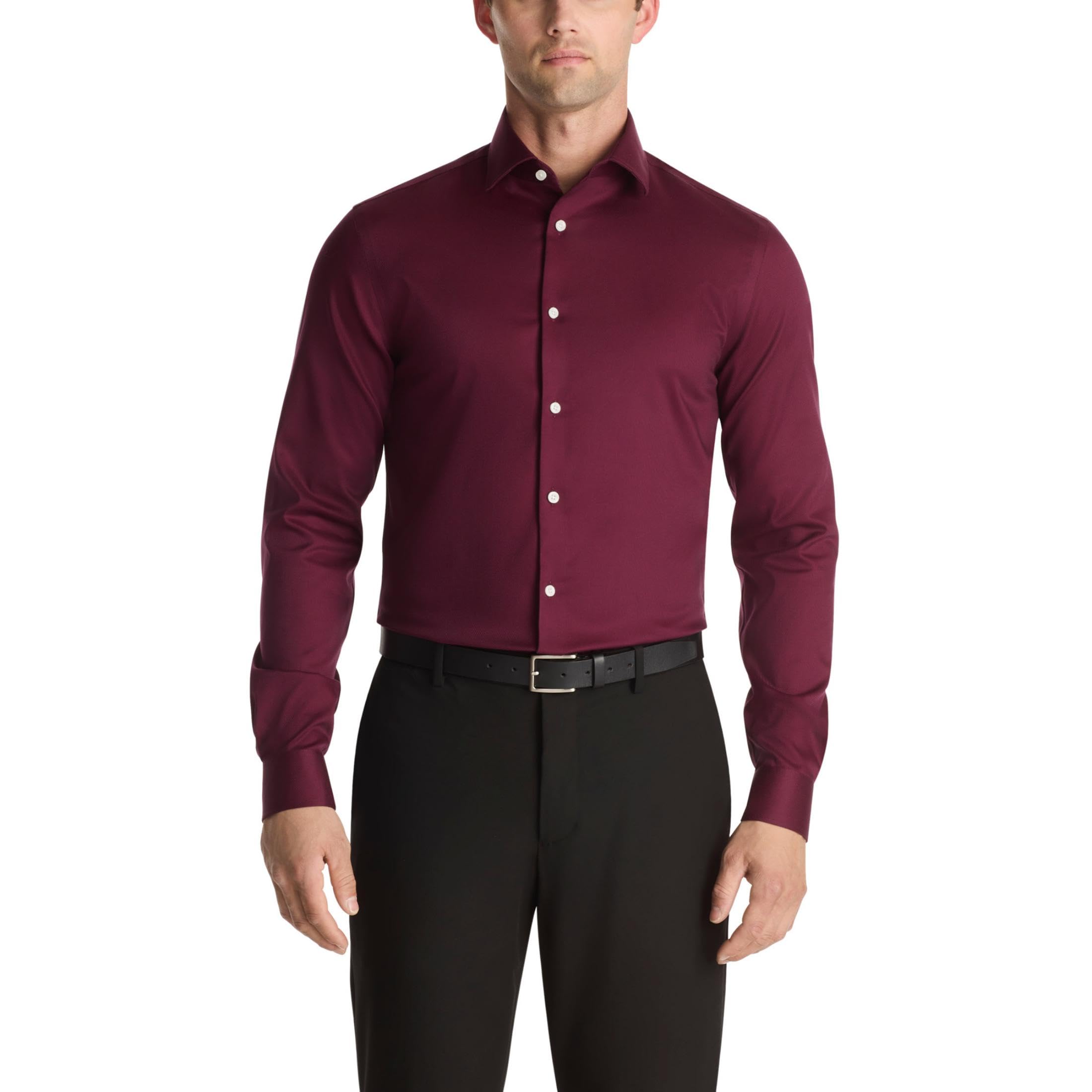 Michael Kors Men's Dress Shirt Ultra Wrinkle Free Stretch Slim Fit