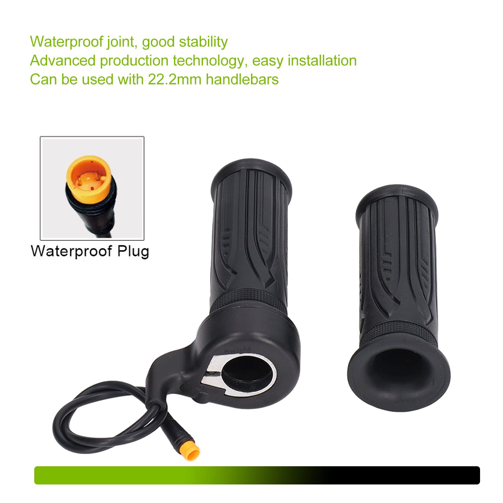 Topyond 20X Full Twist Throttle Stable E-Bike Throttle Electric Bike Throttle Full Twist Throttle Ebike for Scooters and — view 7