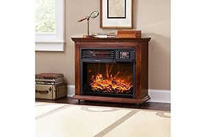 XtremepowerUS Fireplace Heaters: Quartz Infrared Heat for a Cozy Home