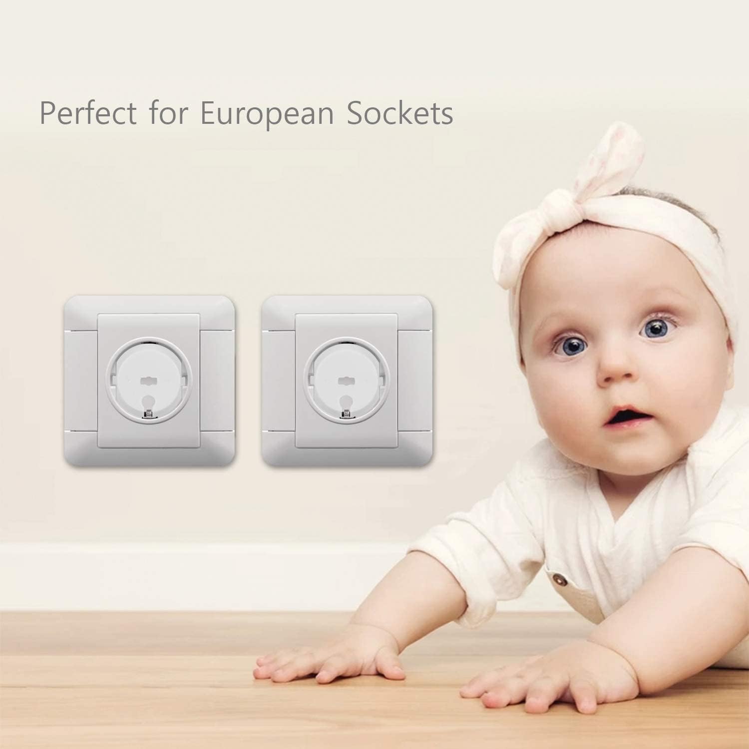 Kit de Seguridad para Bebés, 12 Cerraduras de Seguridad Niños+16 Protectores Esquinas Bebes+ 12 Cubiertas para enchufes+4 Protectores Puertas Bebe