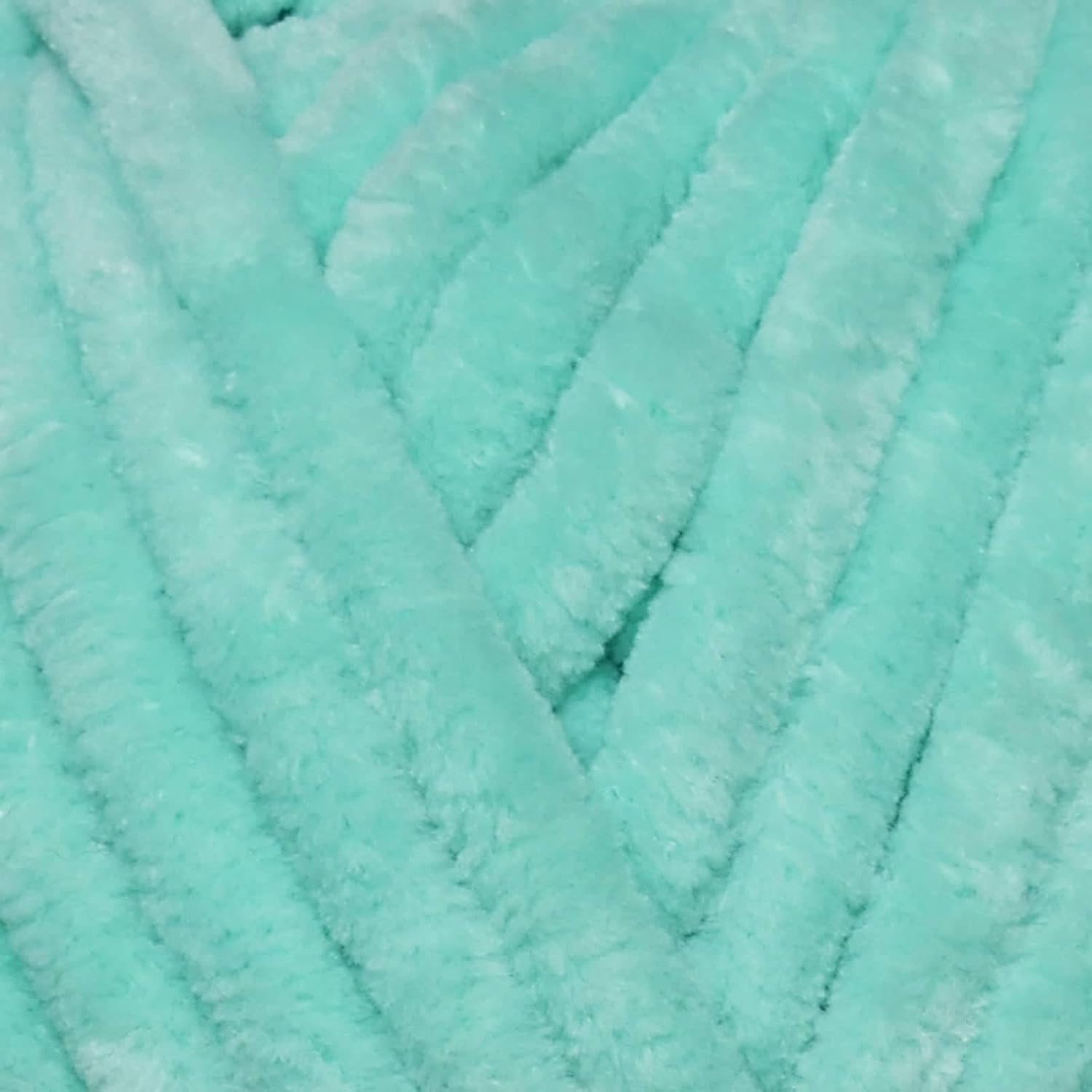 Loops & Threads Sweet Snuggles Yarn - Solid Yarn for Knitting, Crochet, Weaving, Arts & Crafts - Mint, Bulk 18 Pack