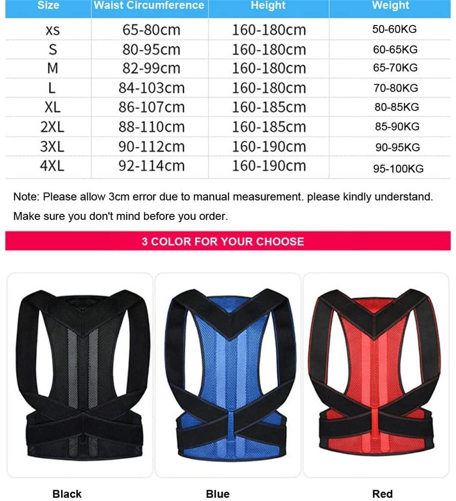 Kobieta Mężczyzna Korektor postawy Regulowane podparcie pleców Nylon Elastyczna orteza na ramię Gorset Pas na plecy Feito na China