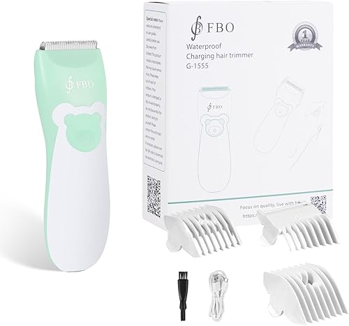 Miniatura 8 de FBO Afeitadora eléctrica para mujer, IPX7, impermeable, sin dolor, fácil de limpiar, hoja de cerámica, recortadora de vello corporal de bikini,