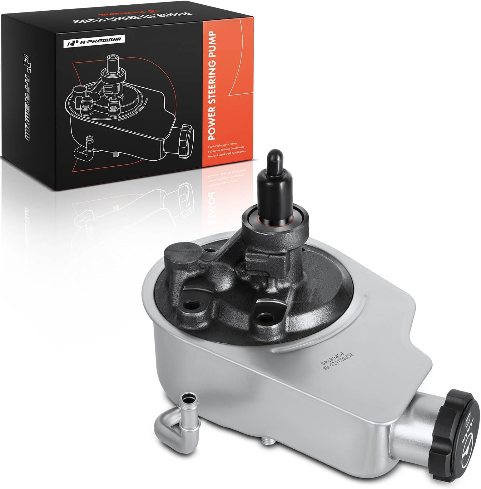 A-Premium Power Steering Pump with Reservoir Compatible with Chevrolet Tahoe Silverado 1500 Cheyenne GMC Cadillac Hummer