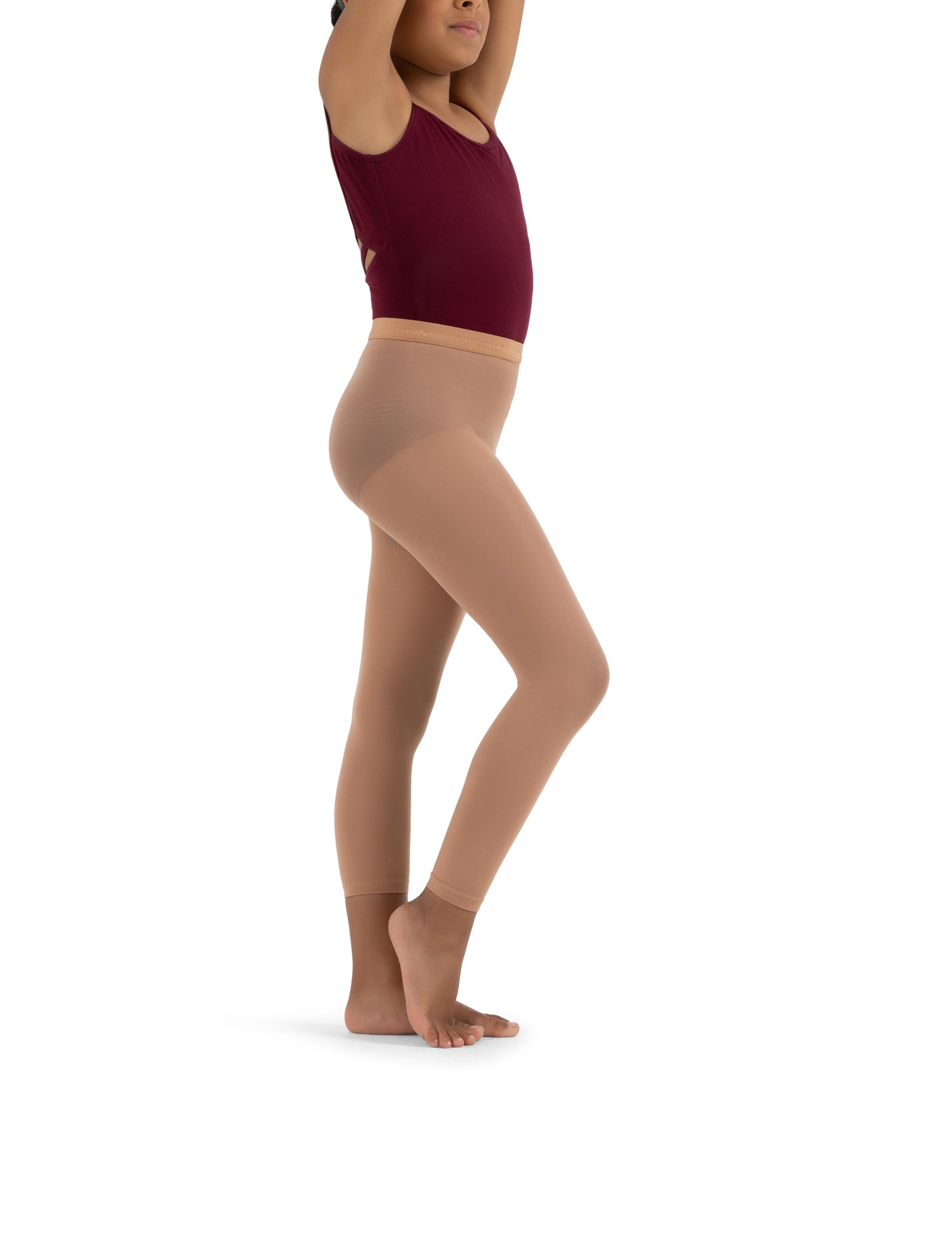 Capezio niñas 'Hold & elástico Footless Tight calcetines