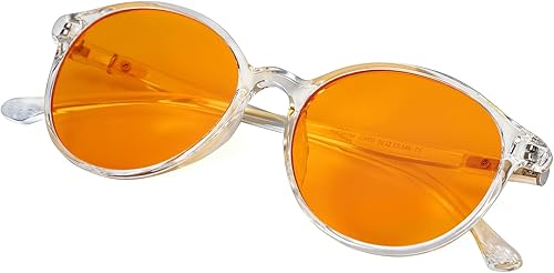 LIKSMU Gafas de bloqueo de luz azul para computadora, juegos, TV, teléfono, gafas para dormir, mujeres y hombres, filtro profesional anti fatiga