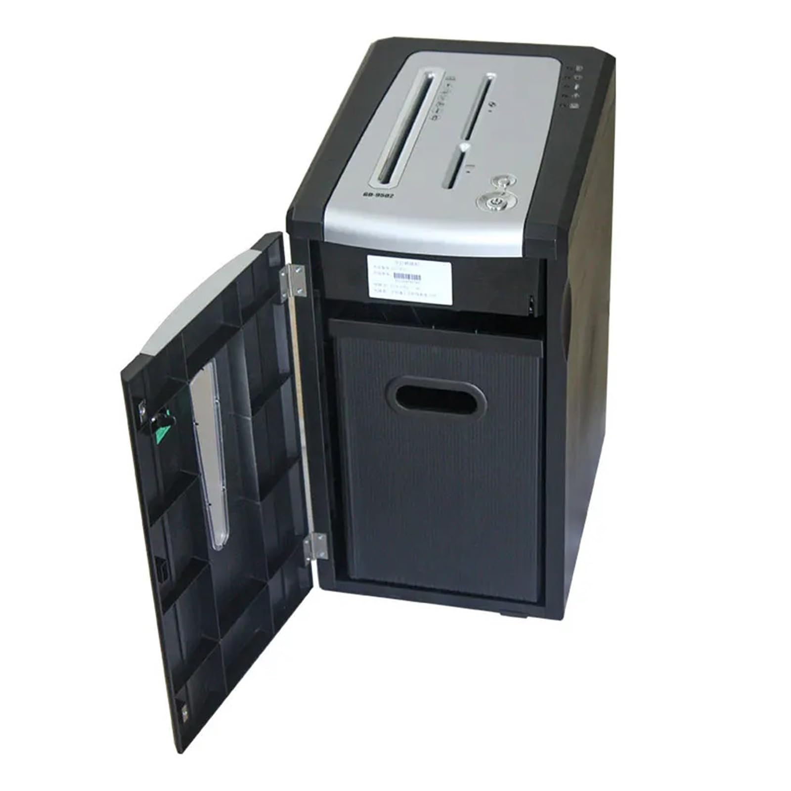 Trituradora eléctrica GD-9502, trituradora de Oficina 23 l, máquina cortadora Papel granulado, silenciosa Alta Potencia for Uso doméstico Protección contra sobrecalentamiento