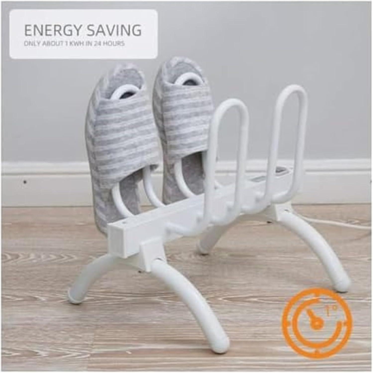 Boot Dryer， - Essential Winter Household Device for Quick Drying Shoes,Holds 4-8 Pairs， for Socks，Hats, Gloves, Shoes & More(4 Shoes)