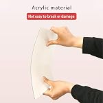 iCAGY Acrylic Mirror for Wall for Kids Adults Bedroom Door Closet Acrylic Shatterproof Self-Adhesive Lightweight Plastic Mirror Tile Sheet, Reflective Safe Plexiglass - Silver 8x10 inch 1 Pcs