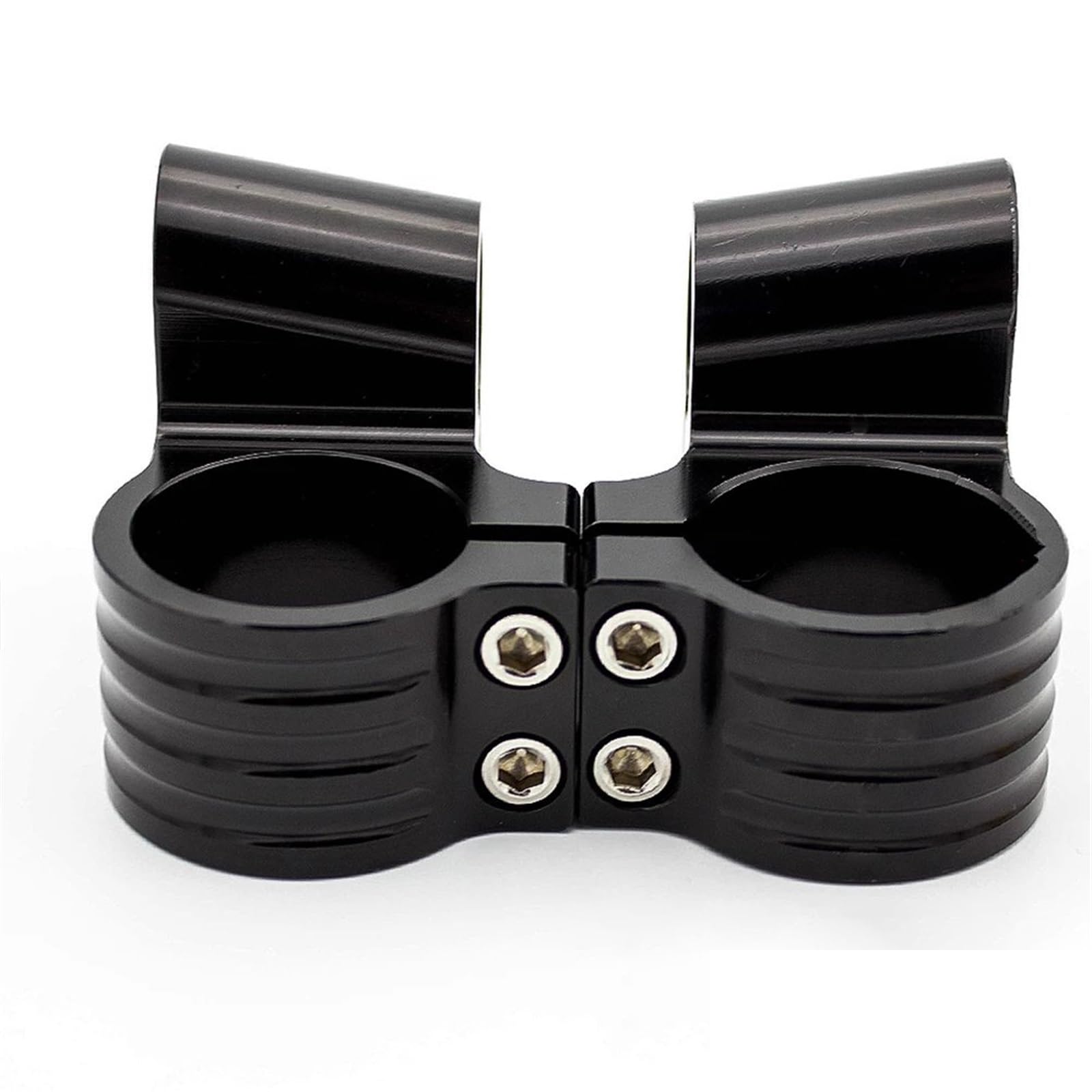 Moto Manubrio Riser Manubrio Riser Moto In Alluminio CNC Clip-on Manubrio Forcella Clip Manubrio Moto Manubrio Universale Da 7/8 "22mm Riser Manubrio Moto (Colore : Black Part)