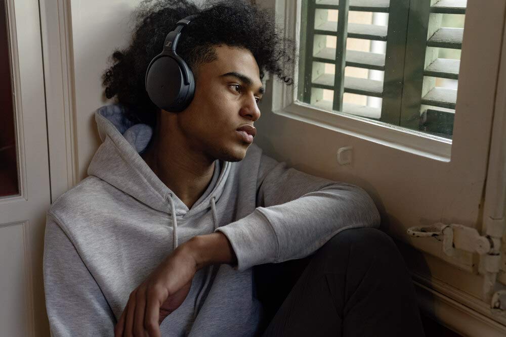 Sennheiser HD 450BT Cuffie Wireless con Cancellazione Attiva del Rumore, Nero