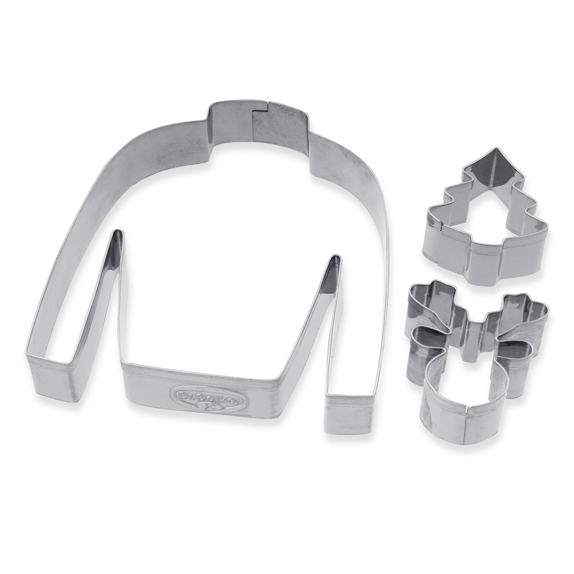 Dr. Oetker 1065 Cookie Cutter 3-Piece Stainless Steel