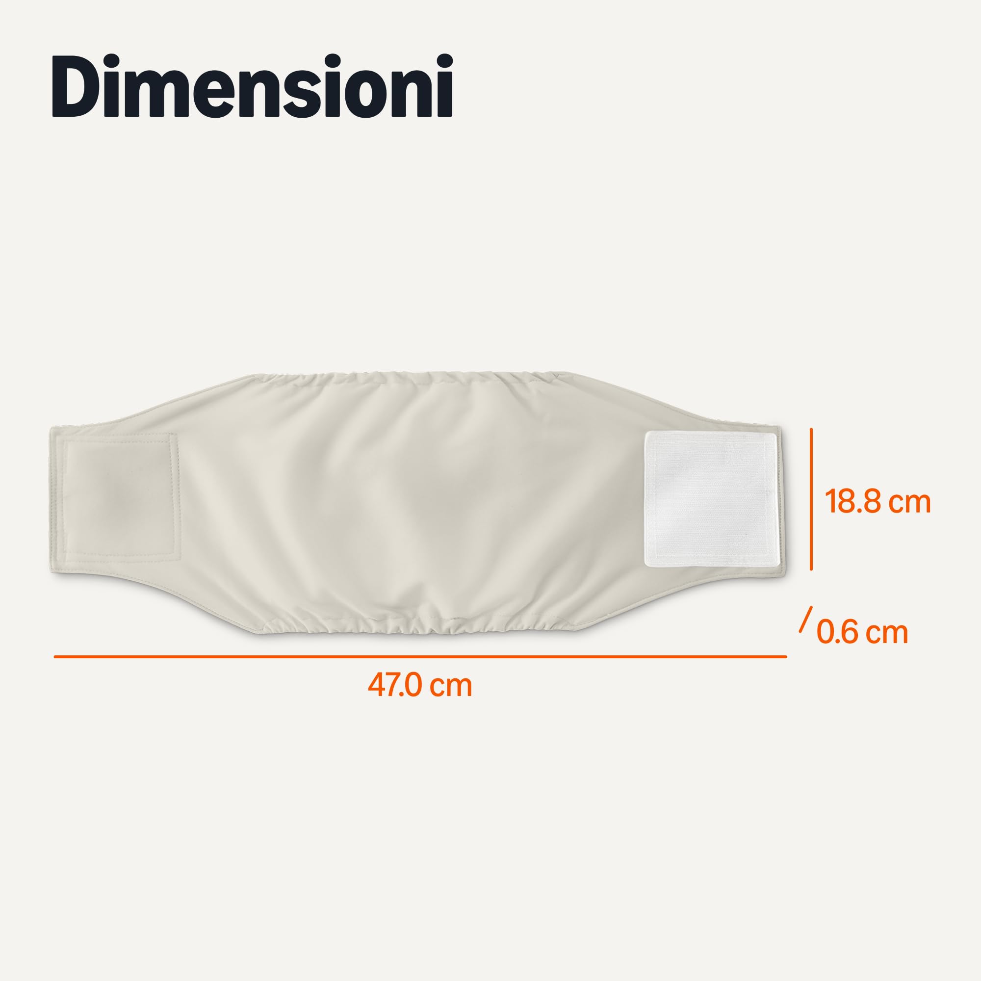 Amazon Basics, Confezione da 3 pannolini lavabili per cani maschi, taglia M