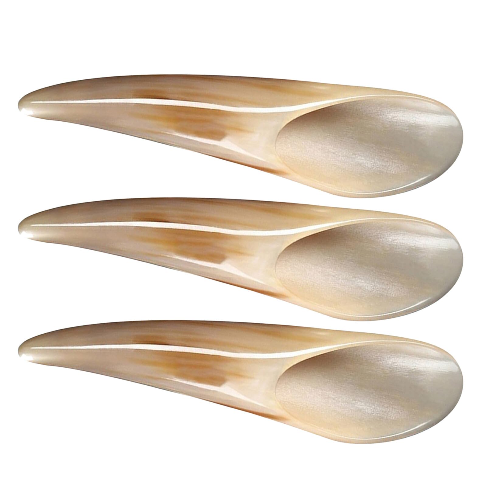 Abaodam 3pezzi Strumento per Scolpire Viso Gua Sha in Corno di Bue Bastoncino Massaggiante Raschiante dei Muscoli Tavola per Massaggio Gua Sha Multiuso e Portatile per Casa e Viaggi