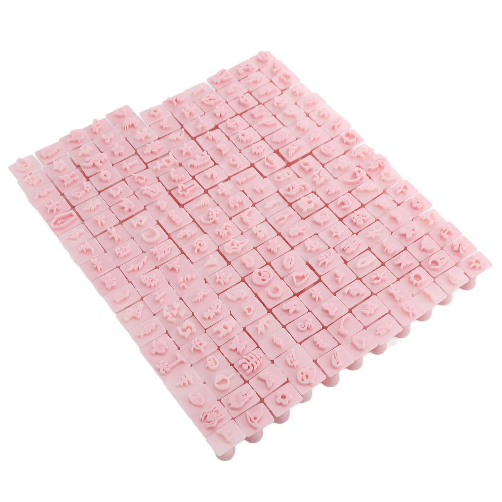 Kit di timbri per nail art 3D 192 pezzi, strumenti professionali per timbri per unghie, diversi modelli, timbri per manicure con linee chiare per design delle unghie fai te,