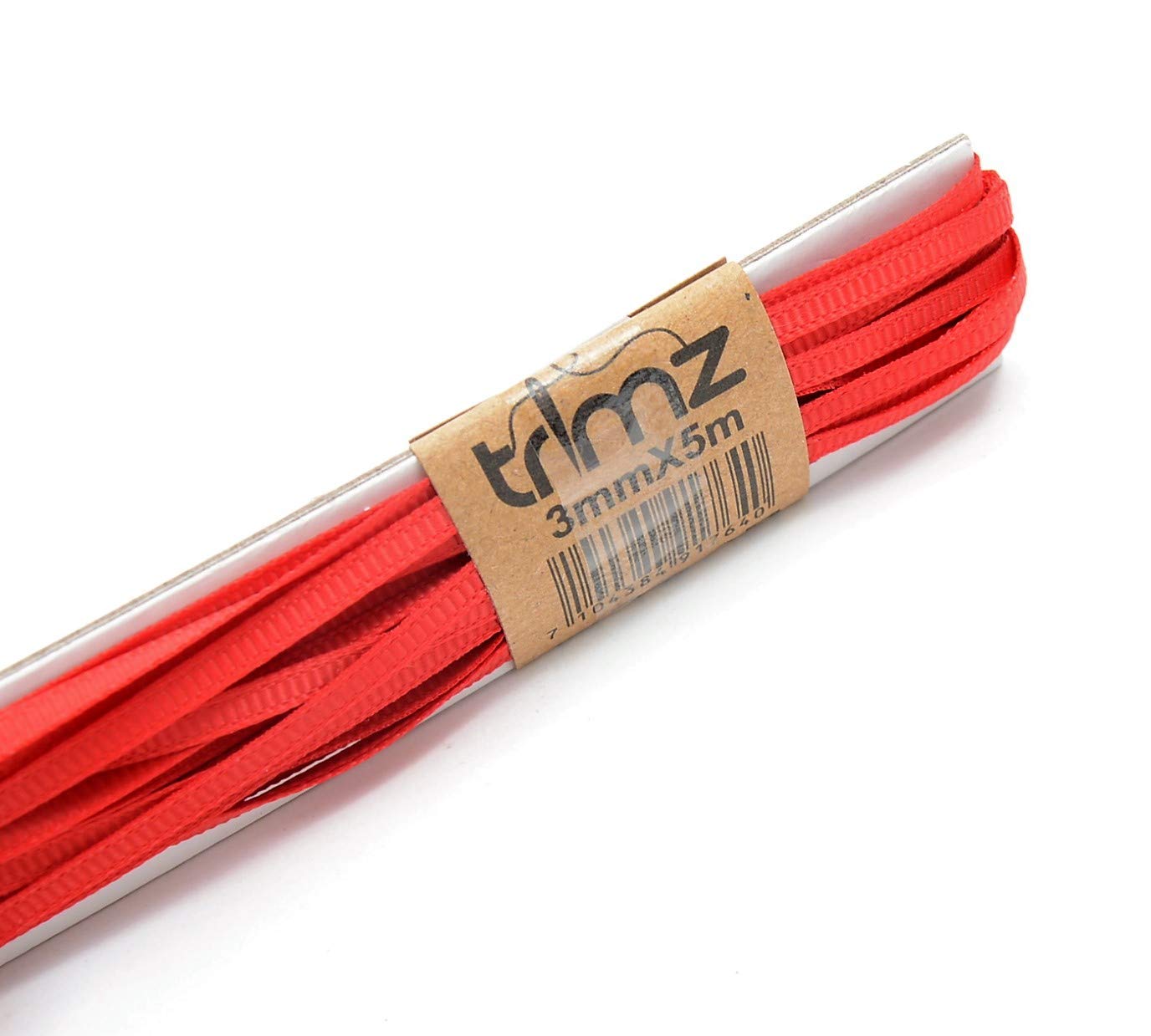 Trimz Polyester Grosgrain Ribbon 3mm x 5m – Red | Crafts, Sewing, Gift Wrapping