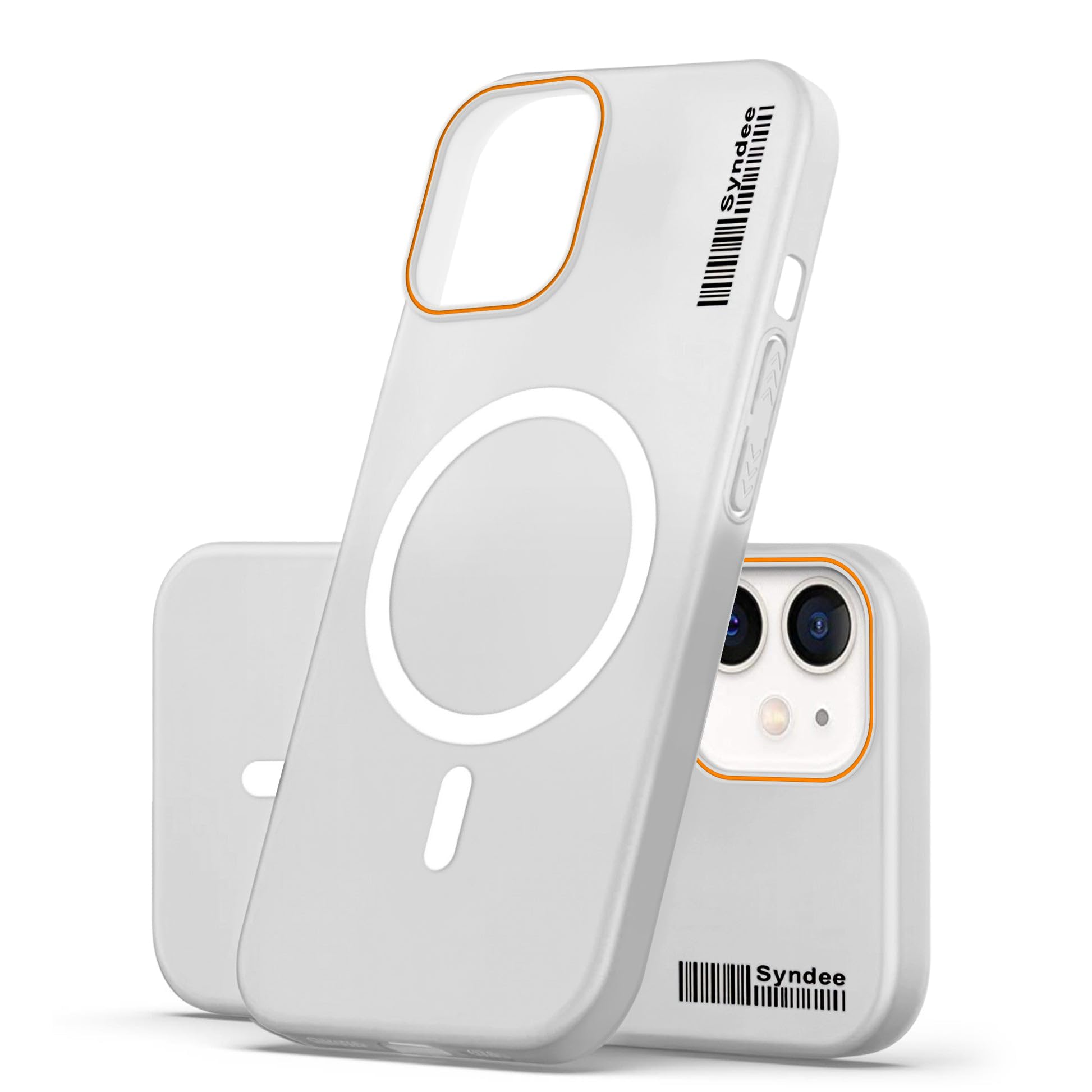 DL3 Mobilak Case Back Cover for iPhone 11, Sleek Frosted Translucent Back Only Compatible with Wireless Magnetic Accessories | Anti-Scratch Shockproof Phone Case