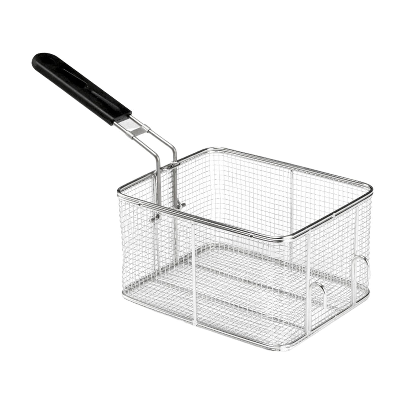 Cestello per Friggere, Utensile Da Cucina Multiuso Cestello Friggitrice Cestino Quadrato in Acciaio Inox per Friggere, Scolare E Sciacquare Le Patate, Stile D