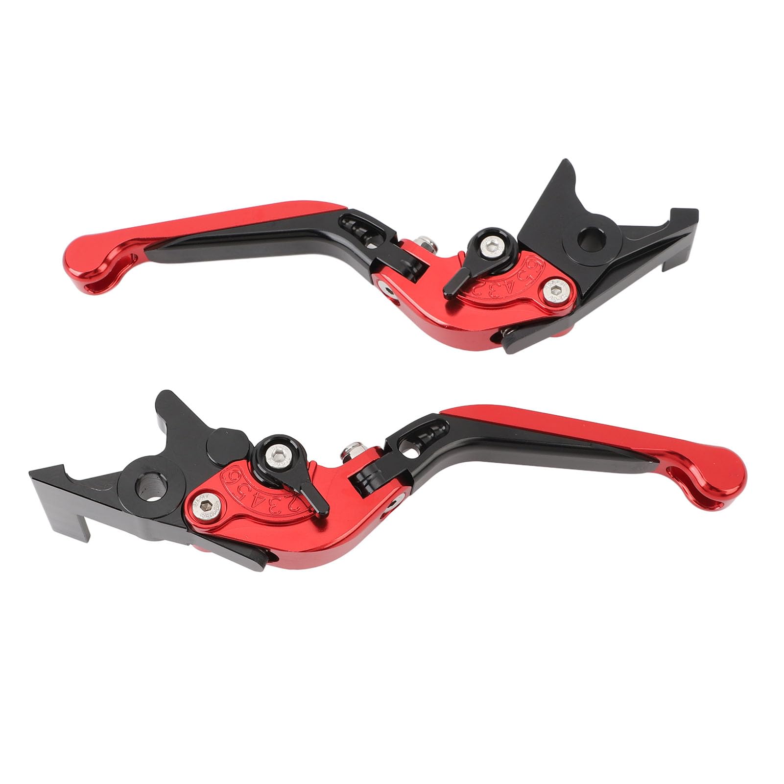 Leviers d'embrayage pliables CNC pour sécuriser le pilotage du X-ADV 750 rouge