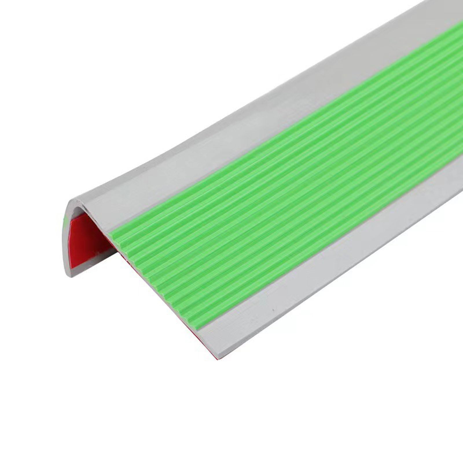 Genérico Perfil de PVC Autoadhesivo de Borde para Escaleras en Forma de L, Tiras Antideslizantes para Peldaños, Esquina para Cantos para Uso en Interiores y Exteriores,Color-6-5M